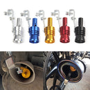 Universal Aluminum Turbo Sound Exhaust Muffler Pipe Whistle Car / Motorcycle Simulator Whistler, Size: XL, Outside Diameter: 35mm(Silver)