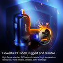 JOYROOM C-A08 30W Mini PD+QC3.0 Dual-port Smart Car Charger (White)