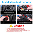 2 PCS EV18 9005 DC9-30V 20W 6000K 2500LM Car LED Headlight Lamps