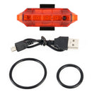 Bicycle USB Rechargeable Taillight LED Tail Lamp (Red Light)