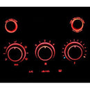 3 PCS Air Conditioning Control Panel Knob Button Switch for Ford Focus (Red)