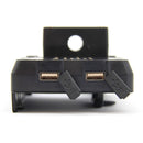 Motorcycle Mobile Phone Holder USB Charger Bracket