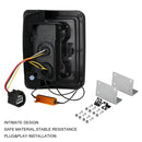 2 PCS Car Angel Eye Reversing Lights / Turn Light / Tail Light for US Version Jeep Wrangler JK 2007-2017