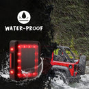 2 PCS Car Angel Eye Reversing Lights / Turn Light / Tail Light for US Version Jeep Wrangler JK 2007-2017