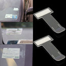 10 PCS Car Plastic Mounted Bill Clip Holder Parking Timing Car Ticket Holder