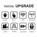 7 inch Car Foldable DVR Rearview Mirror Dual Camera Driving Video Recorder Support WiFi GPS, 4G Version