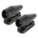 Car ABS Deer Alert Sound Alarm Ultrasonic Wind Power Animal Repeller(Black)