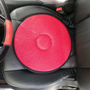 360 Degree Rotation Car Seat Cushion Whirling Seat Mat (Beige)