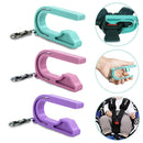 2 PCS Car Seat Key Safety Seat Unlocking Portable Unlock Child Safety Belt Accessories(Light Purple)