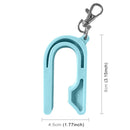 2 PCS Car Seat Key Safety Seat Unlocking Portable Unlock Child Safety Belt Accessories(Baby Blue)