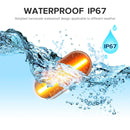 2 PCS D12V / 5W Car LED Leaf Board Side Flowing Water Turn Signal Light for Volkswagen(Black)