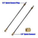 Car Body Chassis Car High Pressure Washing Machine Car Bottom Water Washing Machine 4 Nozzle Cleaner Set, Extension Rod Length: 34cm