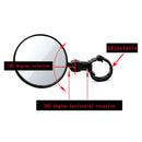 Universal 360 Rotate Adjustable Bicycle Rearview Handlebar Wide-angle Convex Mirror Cycling Rear View Mirror