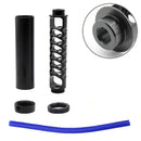 10 inch Car Fuel Filter Gasoline Filter for Napa 4003 WIX 24003 1/2-28 inch Air Filter (Black)