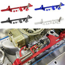 Car Modification Accessories Aluminum Alloy 4500 Series Cable Base Throttle Bracket Throttle Valve Cable(Silver)
