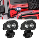 2 PCS 3 inch 20W 6000K DC12-30V Motorcycles / Car / Ship LED Spotlight A Column Lights, 2LEDs