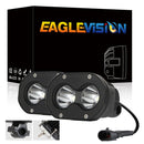 2 PCS 3 inch 20W 6000K DC12-30V Motorcycles / Car / Ship LED Spotlight A Column Lights, 2LEDs