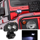 2 PCS 3 inch 20W 6000K DC12-30V Motorcycles / Car / Ship LED Spotlight A Column Lights, 2LEDs