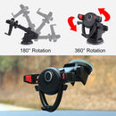 Universal Car Suction Cup Mount Bracket Phone Holder for 60-86mm Mobile Phone(Black)