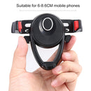 Universal Car Suction Cup Mount Bracket Phone Holder for 60-86mm Mobile Phone(Red)