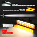 6 inch DC10-30V 10W Double Colors 2-row LED Working Lamp Vehicle Spotlight