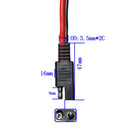 SAE One to Two Connection Extension Cable Car Power Cord