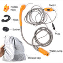 12V Portable Outdoor Car Electric Shower Sprinkler Washer (Yellow)