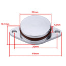 4x22mm Car Swirl Flap Air Intake Aluminum Gasket Remove Repair Kit(Black)