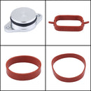 4x33mm Car Swirl Flap Air Intake Aluminum Gasket Remove Repair Kit(Silver)