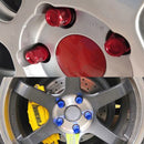 XH-AN005 Car Universal Modified Wheel M12 Reinforced Bolt 7075-T6 Forged Aluminum Alloy Reinforced Screw (Red)