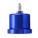 XH-BK017 Car Racing Drift Modified Aluminum Alloy CNC Competitive Hydraulic Handbrake Oil Tank Pot (Blue)