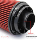 XH-UN072 Car Universal Modified High Flow Mushroom Head Style Air Filter (Red)