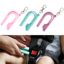 3 PCS Random Color The Car Seat Key Keychain Unlocker