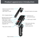 Car Ear Hanging Type Wireless Bluetooth Earphone, Support Private Call