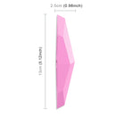 6 PCS Universal Car Screaming Bumper Door + Rearview Mirror Anti-collision Strip Protection Guards Plastic Trims Stickers(Pink)