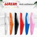 6 PCS Universal Car Screaming Bumper Door + Rearview Mirror Anti-collision Strip Protection Guards Plastic Trims Stickers(Blue)