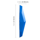 6 PCS Universal Car Screaming Bumper Door + Rearview Mirror Anti-collision Strip Protection Guards Plastic Trims Stickers(Blue)