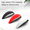6 PCS Universal Car Screaming Bumper Door + Rearview Mirror Anti-collision Strip Protection Guards Plastic Trims Stickers(Blue)