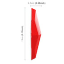 6 PCS Universal Car Screaming Bumper Door + Rearview Mirror Anti-collision Strip Protection Guards Plastic Trims Stickers(Red)