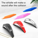 6 PCS Universal Car Screaming Bumper Door + Rearview Mirror Anti-collision Strip Protection Guards Plastic Trims Stickers(White)
