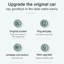 Original Car Wired to Wireless iOS Carplay Module Auto Smart Phone Carplay USB Navigation(Black)