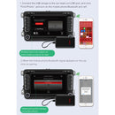 Original Car Wired to Wireless iOS Carplay Module Auto Smart Phone Carplay USB Navigation(Black)