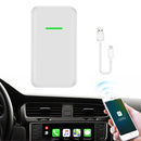 Original Car Wired to Wireless iOS Carplay Module Auto Smart Phone Carplay USB Navigation(White)