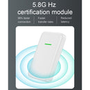 Original Car Wired to Wireless iOS Carplay Module Auto Smart Phone Carplay USB Navigation(White)