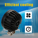 2 PCS Car 4 inch Round Spotlight Work Light with Angel Eyes (Blue Light)