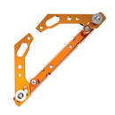 Motorcycle Modified GPS Navigation Mobile Phone Bracket Balance Bar Fixed for Kymco Downtown 300i 350i (Orange)