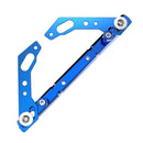 Motorcycle Modified GPS Navigation Mobile Phone Bracket Balance Bar Fixed for Kymco Downtown 300i 350i (Blue)