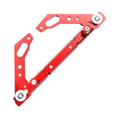 Motorcycle Modified GPS Navigation Mobile Phone Bracket Balance Bar Fixed for Kymco Downtown 300i 350i (Red)