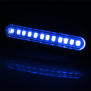 2 PCS D12V / 1W Motorcycle LED Waterproof Side Lights Turn Signal Light(Blue Light)