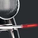 2 PCS D12V / 1W Motorcycle LED Waterproof Side Lights Turn Signal Light(Red Light)